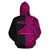 Hawaii Mauna Kea Polynesian Hoodie The Half Pink - Polynesian Pride
