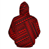 Hawaii Hoodie Polynesian Nation Red Pullover - Polynesian Pride