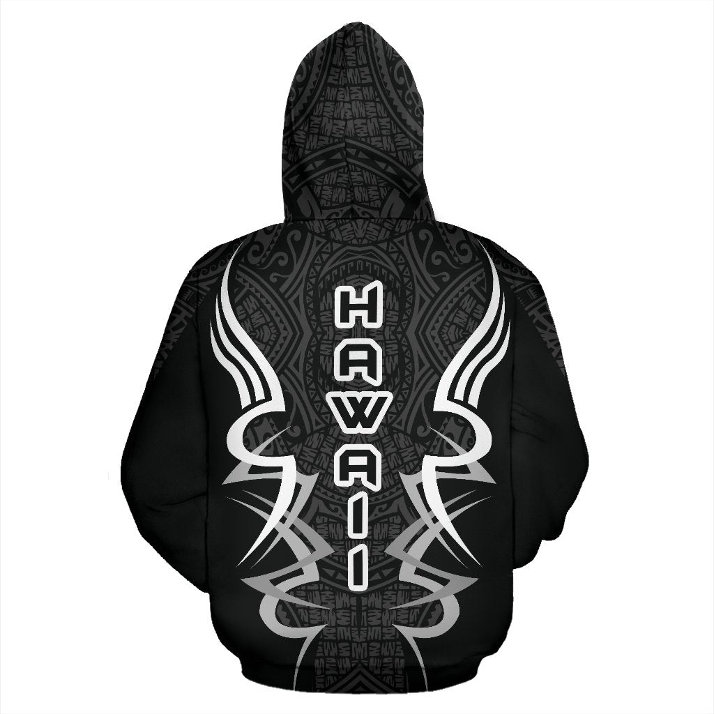 Kanaka Map Hoodie Gray Armor Style - Polynesian Pride
