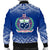 Samoa Men's Bomber Jacket - Polynesian Fog Blue - Polynesian Pride