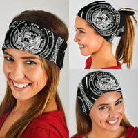 Hawaiian Bandana Coat Of Arm Polynesian Bandana 3-Pack - Circle Style White - Polynesian Pride