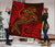 Guam Polynesian Premium Quilt - Red Shark Polynesian Tattoo - Polynesian Pride