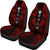 Guam Car Seat Covers - Guam Coat Of Arms Polynesian Tattoo Red - Polynesian Pride