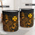Wallis And Futuna Laundry Basket - Polynesian Turtle Hibiscus Gold - Polynesian Pride