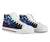 Vanuatu High Top Shoes Blue - Vintage Tribal Mountain - Polynesian Pride