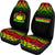 Samoa Custom Personalised Car Seat Covers - Samoa Coat Of Arms Fog Reggae Style - Polynesian Pride