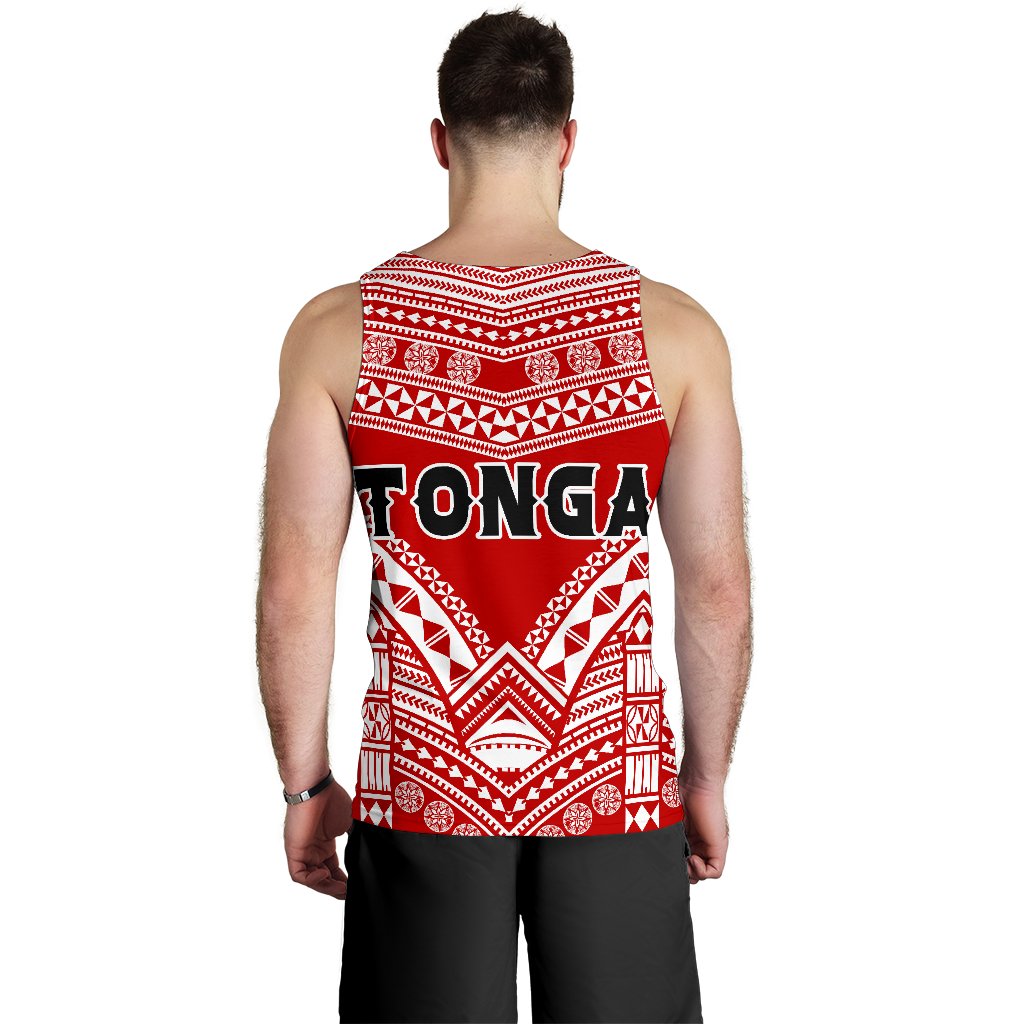 Tonga Polynesian Tribal Pattern Men's Tank Top - Polynesian Pride