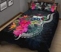 Samoa Polynesian Quilt Bed Set - Tropical Flowers - Polynesian Pride