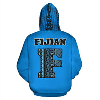 Fijian All Over Zip up Hoodie Tapa Pattern - Polynesian Pride