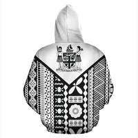 Fiji Rugby Tapa Zip up Hoodie - Polynesian Pride