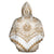 Hawaii Polynesian Tribal Hoodie New Warrior Style Golden and White Color - Polynesian Pride