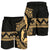 Tonga Polynesian All Over Print Men's Short - Gold Version - Polynesian Pride