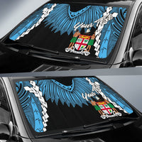 Fiji Polynesian Custom Personalised Sun Shades - Tribal Wave Tattoo Flag Style - Polynesian Pride