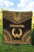 Pohnpei Premium Quilt - Pohnpie Flag Polynesian Chief Gold Version - Polynesian Pride