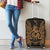 Vanuatu Polynesian Luggage Covers Map Gold - Polynesian Pride