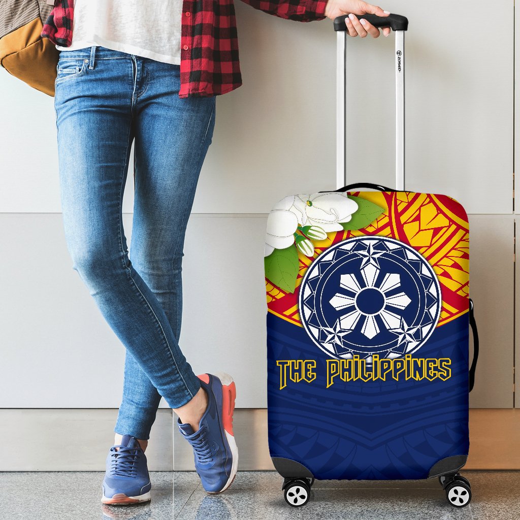 The Philippines Luggage Covers - Filipino Sampaguita Blue - Polynesian Pride