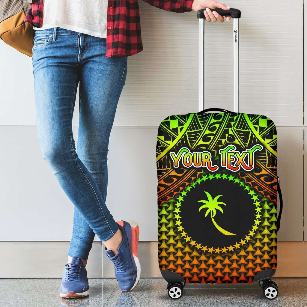 Polynesian Chuuk Personalised Luggage Covers - Reggae Vintage Polynesian Patterns Reggae - Polynesian Pride