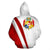 Tonga Hoodie Tonga Coat of Arms White - Polynesian Pride