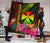 Wallis and Futuna Polynesian Premium Quilt - Hibiscus and Banana Leaves - Polynesian Pride