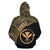 Hawaii Zip up Hoodie Hawaii Kanaka Maoli Mermaid Polynesian Tattoo Golden Version - Polynesian Pride