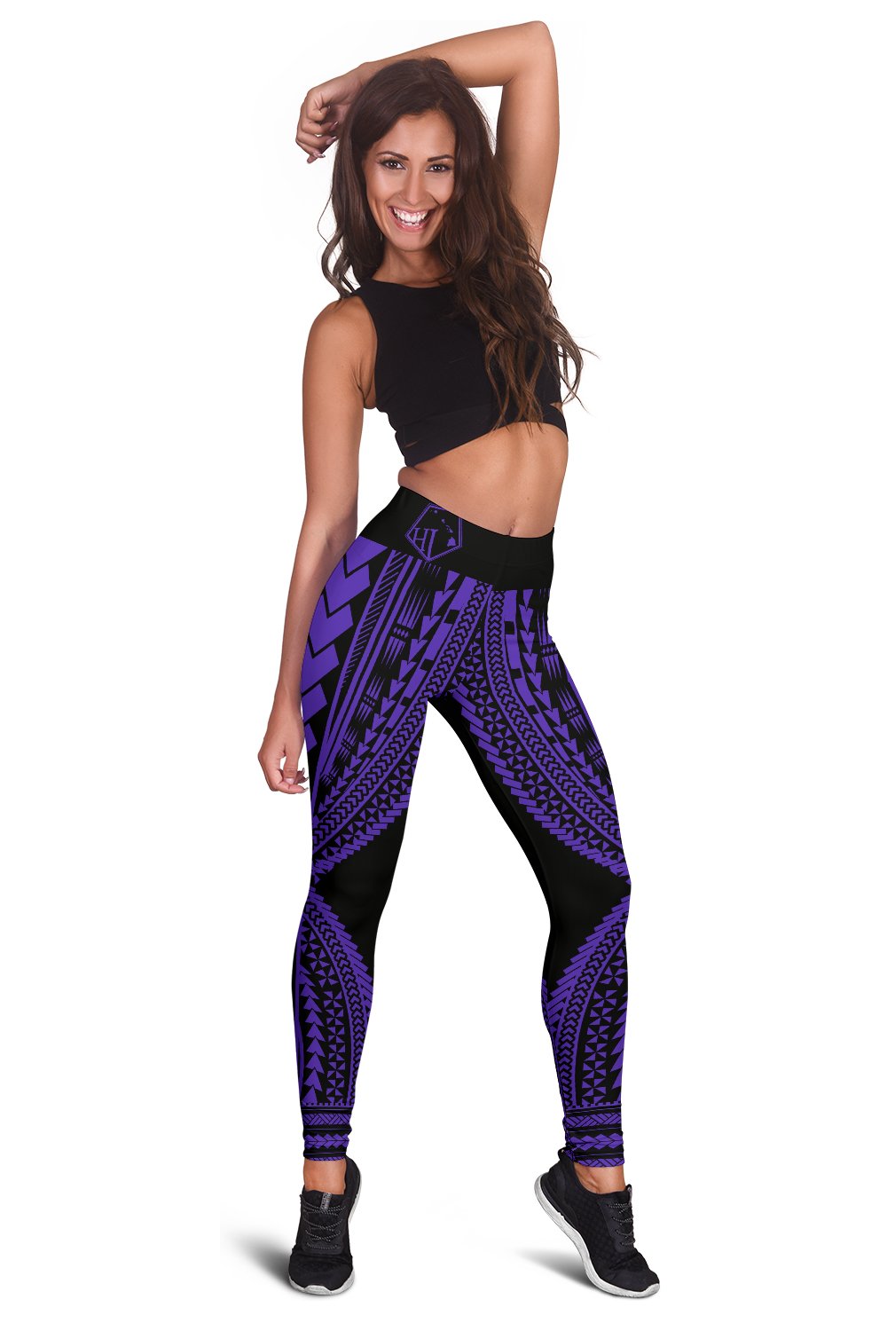 Hawaii Polyneisan Purple Color Special Tribal Women's Leggings - Polynesian Pride