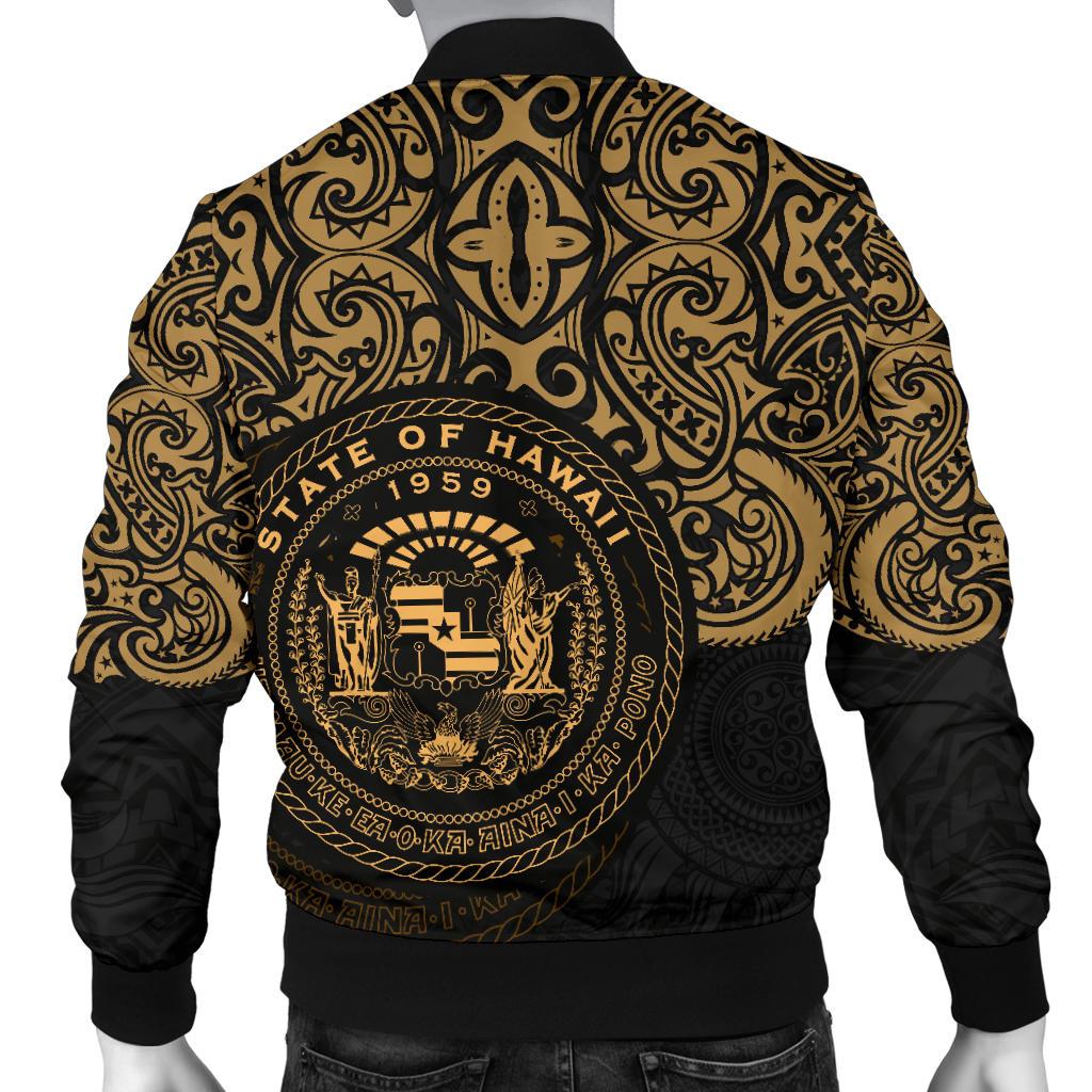 Polynesian Hawaii Bomber Jacket (Men) - Pride of Hawaii - Polynesian Pride