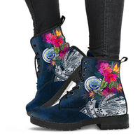 Federated States Of Micronesia Leather Boots - Summer Vibes - Polynesian Pride