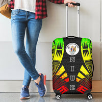 Niue Luggage Cover - Polynesian Tattoo Reggae - Polynesian Pride