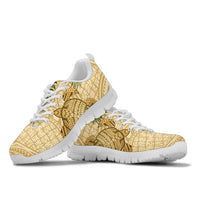 hawaiiSneakers - Turtle Sneakers Strong Pattern Hibiscus Plumeria AH - Polynesian Pride