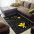 Hawaii Area Rug - Hawaii Kanaka Maoli And Map ( Black) - Polynesian Pride