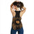 Cook Islands Polynesian Women Tank Top Map Gold - Polynesian Pride