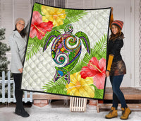 Polynesian Hawaii Quilt Turtle Colorful - Polynesian Pride