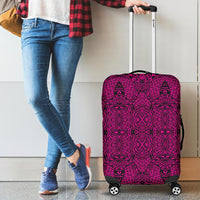 Polynesian Lauhala Mix Pink Luggage Covers Pink - Polynesian Pride
