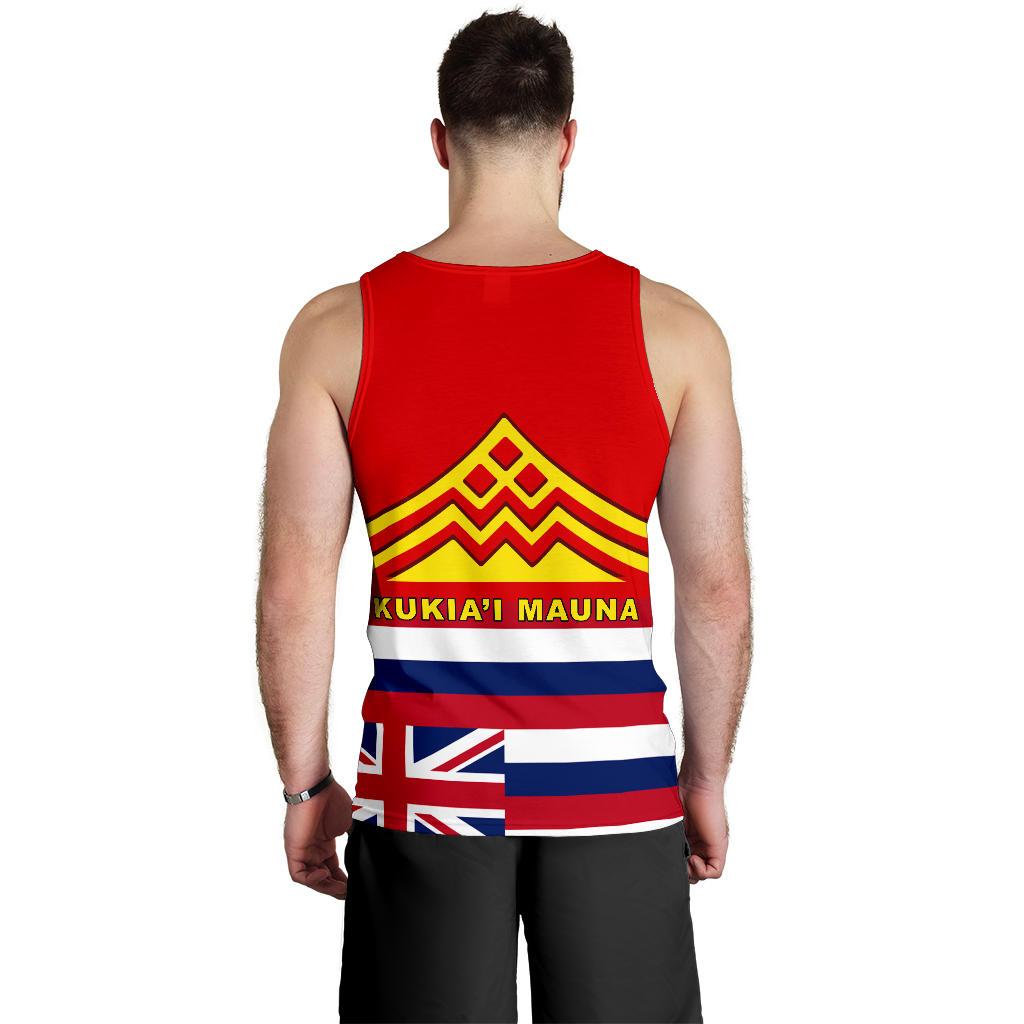 Hawaii Men's Tank Top Flag Mauna Kea - Polynesian Pride