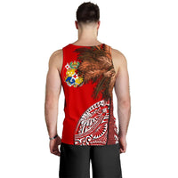 Tonga Men's Tank Top - Polynesian Palm Tree Flag - Polynesian Pride