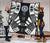 Northern Mariana Islands Premium Quilt - Northern Mariana Islands Seal Polynesian White Tattoo (Black) - Polynesian Pride