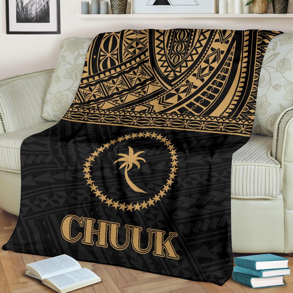 Chuuk States Premium Blanket - Micronesian Gold Version - Polynesian Pride