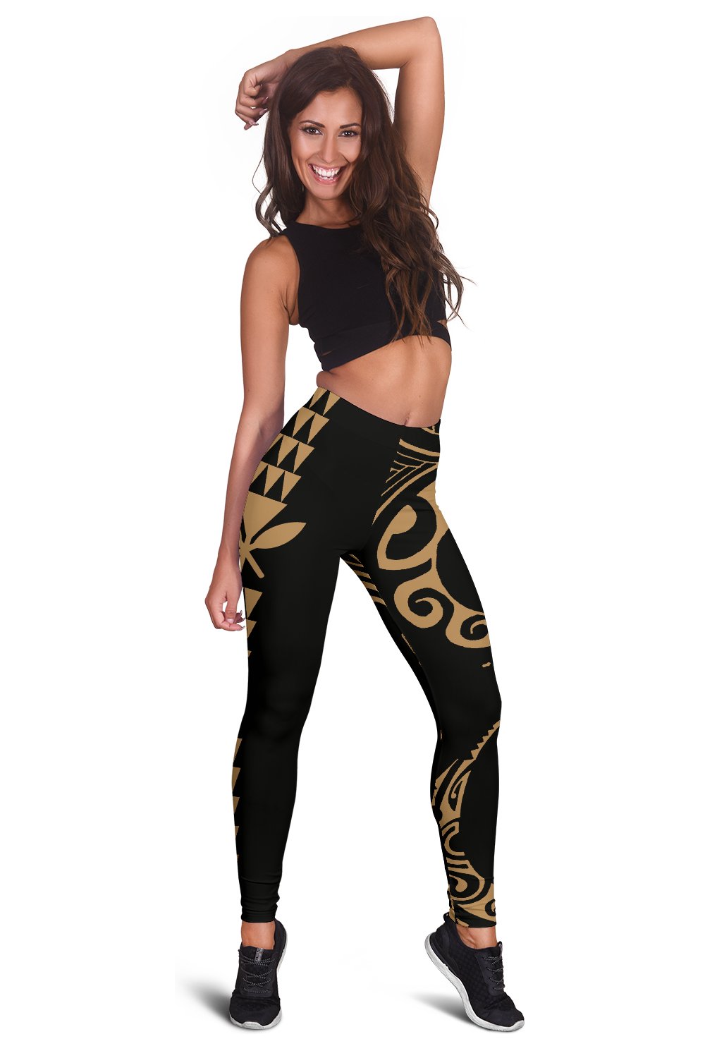 Kanaka Gold Polynesian Women's Leggings - Polynesian Pride
