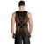 Wallis And Futuna Polynesian Men Tank Top Map Gold - Polynesian Pride