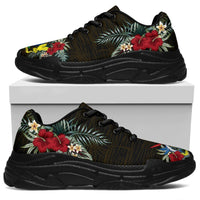 Cook Islands Hibiscus (Men/Women) Chunky Sneakers - Polynesian Pride