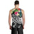 Tahiti Polynesian Men's Tank Top - Summer Plumeria (Black) - Polynesian Pride