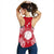 Northern Mariana Islands Polynesian Women Tank Top Map Red White - Polynesian Pride