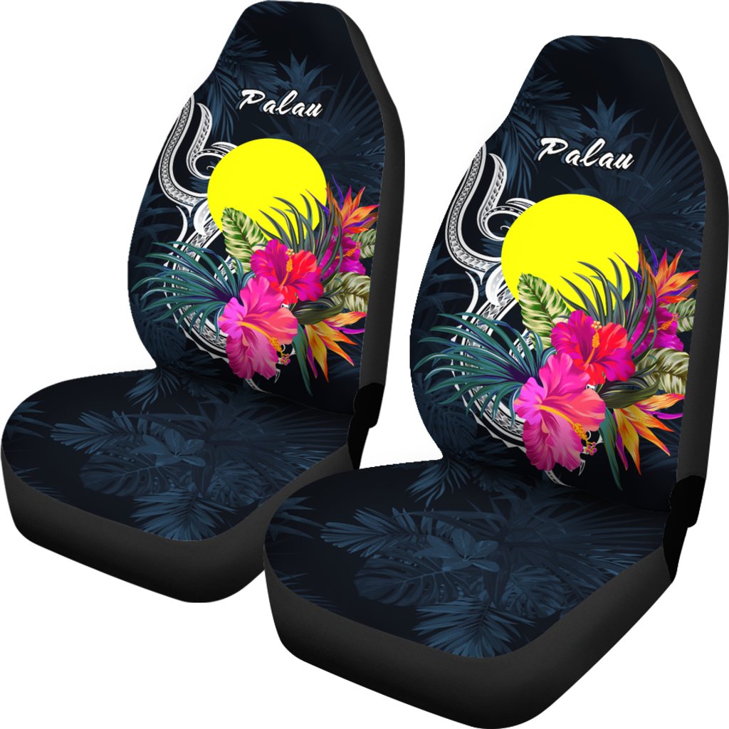 Palau Polynesian Car Seat Covers - Tropical Flower - Polynesian Pride