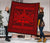 Hawaii Polynesian Mauna Kea Premium Quilt Red - Polynesian Pride
