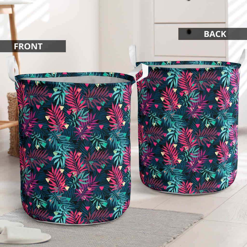 Tropical Pattern Hawaii Laundry Basket - Polynesian Pride