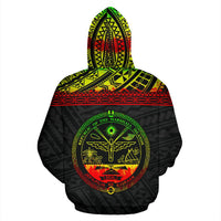Marshall Islands Polynesian Hoodie Reggae - Polynesian Pride