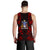 Norfolk Island Men Tank Top - Polynesian Tattoo Red - Polynesian Pride