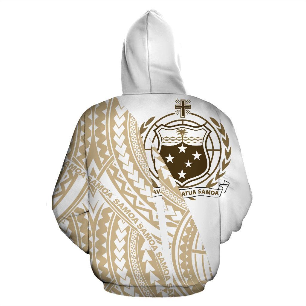 Samoa Hoodie Samoa Coat of Arms Pattern K2 - Polynesian Pride