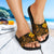 Wallis And Futuna Sandals - Turtle Hibiscus Pattern Gold - Polynesian Pride
