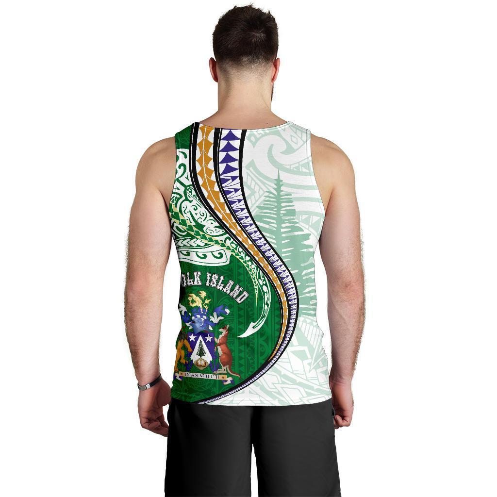 Norfolk Island Men's Tank Top Kanaloa Tatau Gen NF - Polynesian Pride